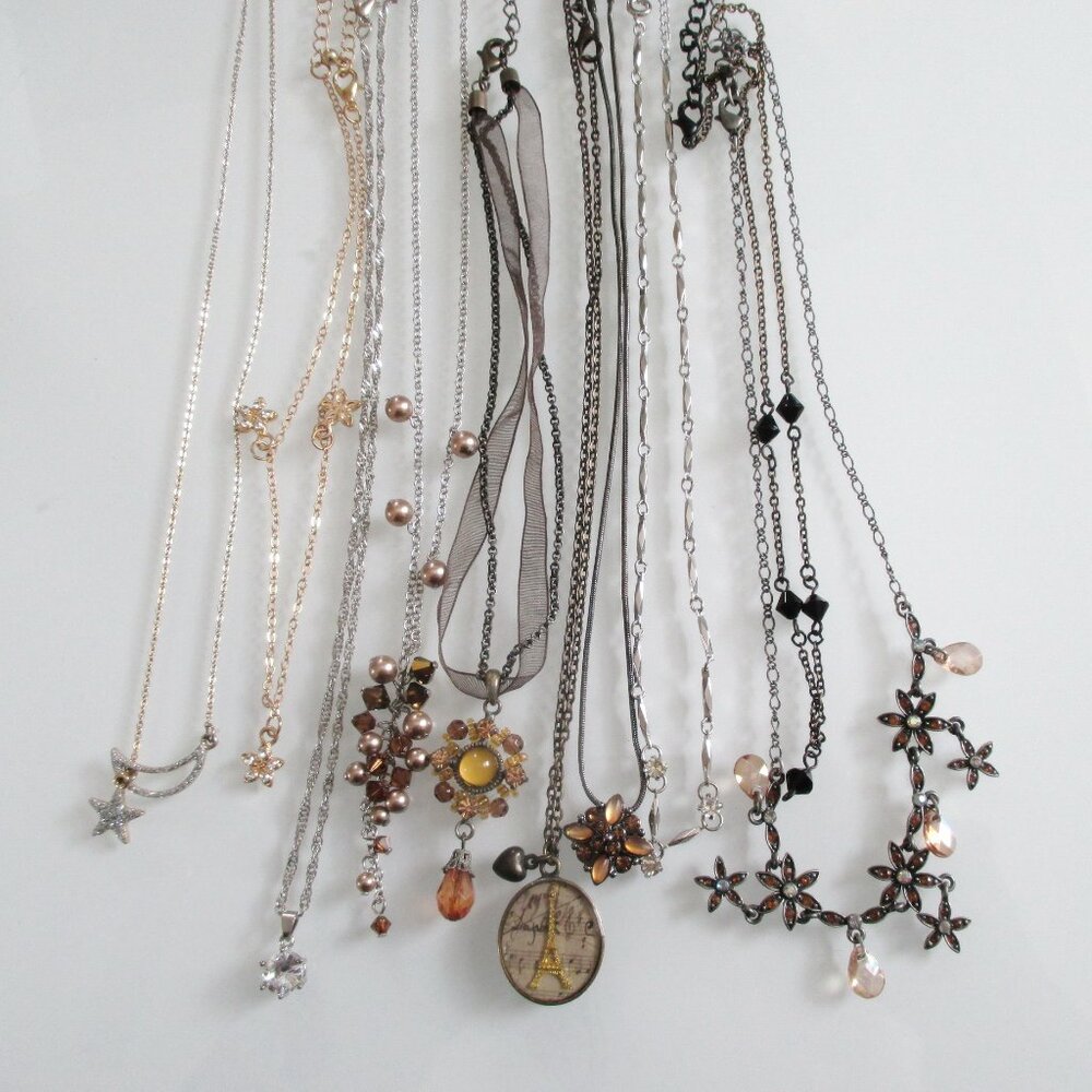 10 Dainty Minimalist Necklaces Vintage Celestial Stars Moon